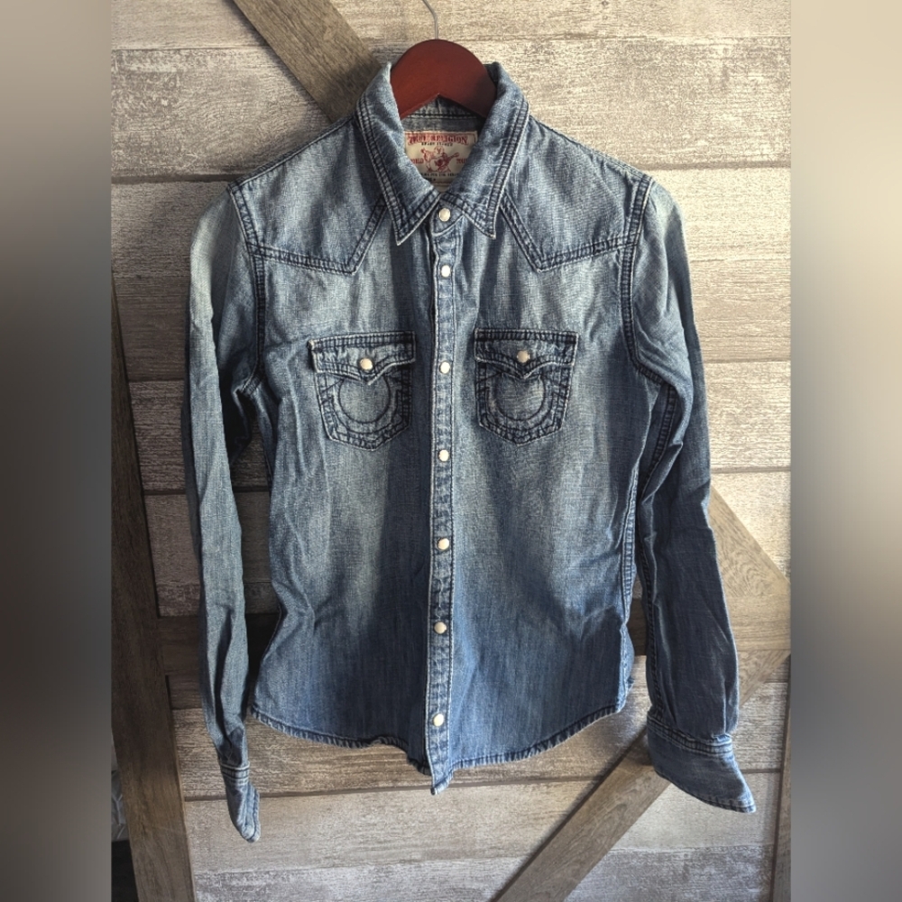 'Vintage' True Religion Denim Top